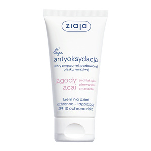 Ziaja Jagody Acai krem na dzień ochronno-łagodzący SPF10 50 ml