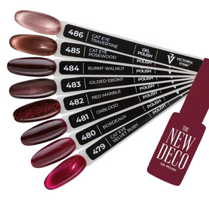 Victoria Vynn The New Deco Cat Eye hybrydowy lakier do paznokci No. 485 Rosewood 8 ml