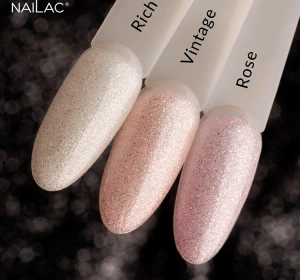 NaiLac Rubber Base baza kauczukowa Rose 7 ml